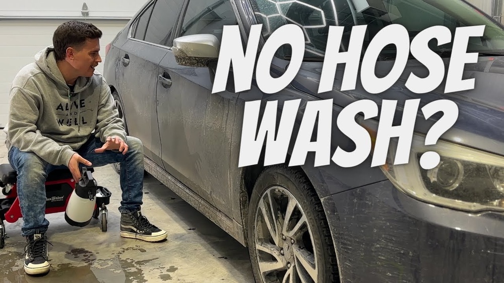 How to Wash Car Without Hose at Home