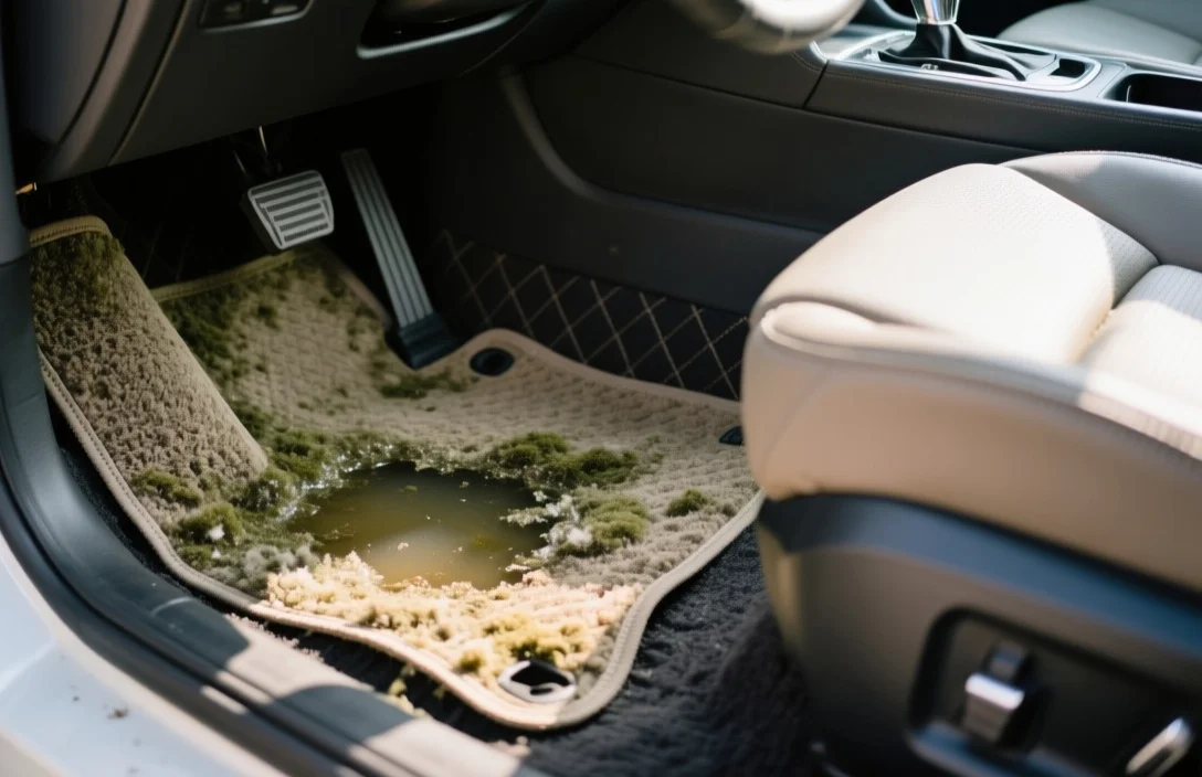 Assessing water damage and mold growth in mats - when should you replace car floor mats