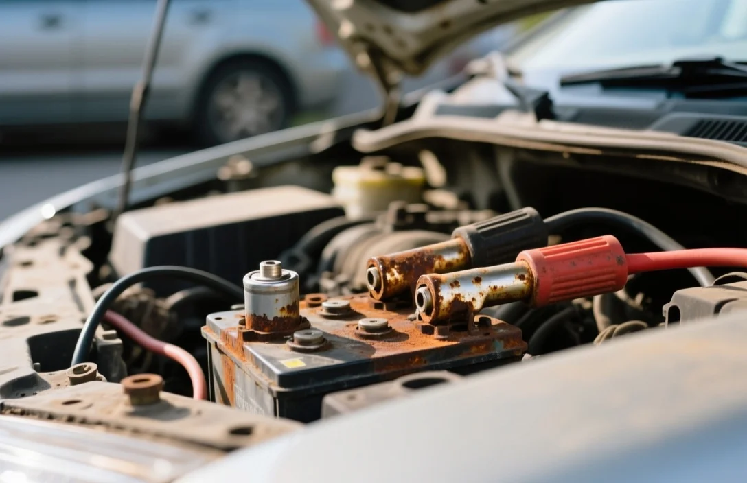 Corroded Battery Terminals and Loose Cable Connections - why does my car battery keep dying after jump start