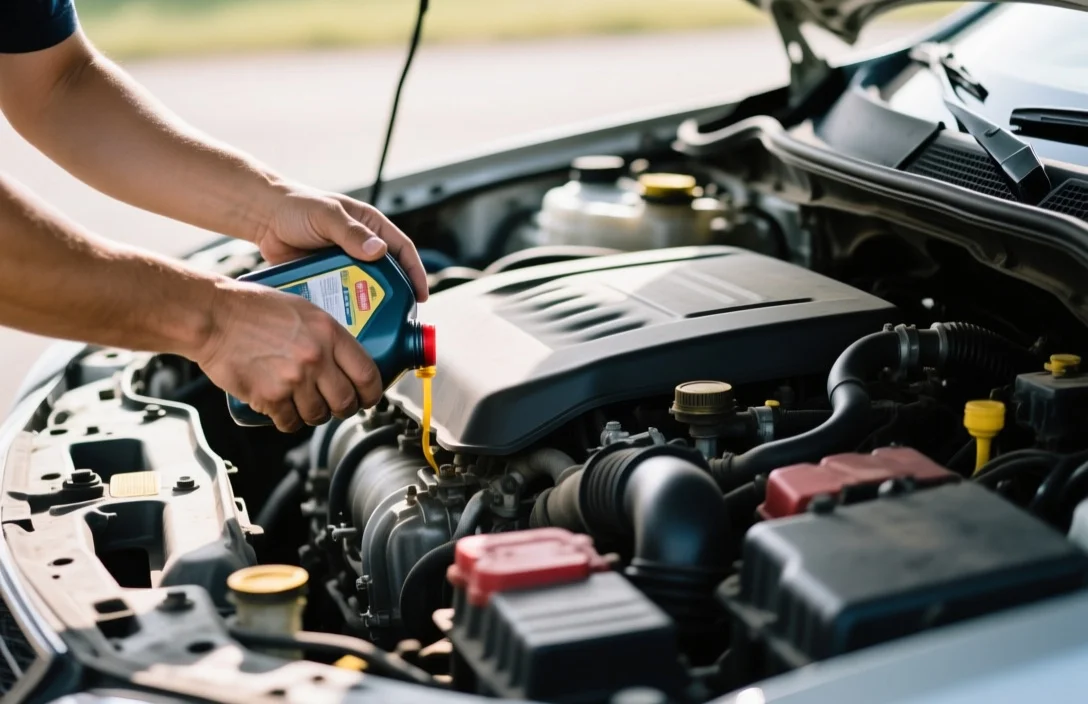 engine oil change step by step