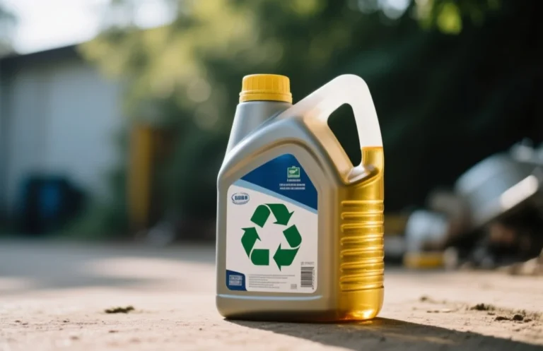 how to recycle used engine oil