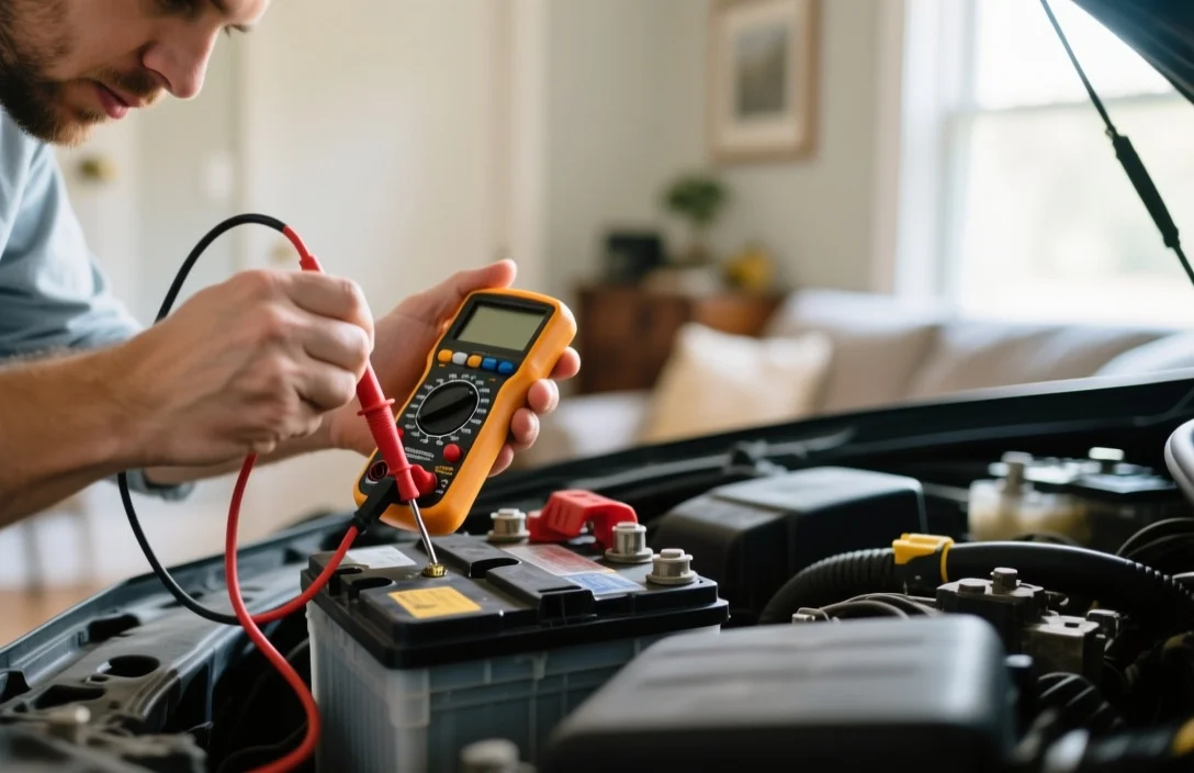How to Test a Car Battery at Home with Multimeter - how to test a car battery at home