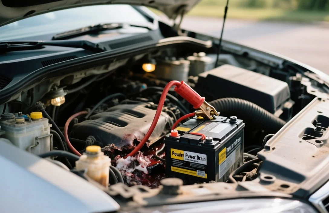 Parasitic Power Drain From Interior Lights or Electronics - why does my car battery keep dying after jump start
