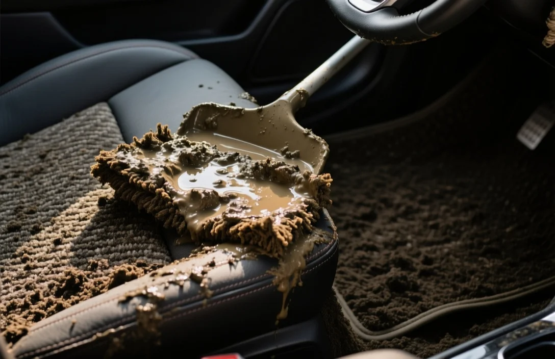 Removing Dried Mud Without Damaging Carpet Fibers - how to clean muddy car mats