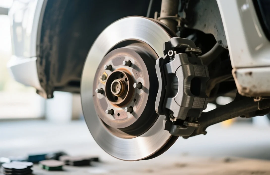 Removing the Wheels and Brake Calipers - how to replace brake pads and rotors