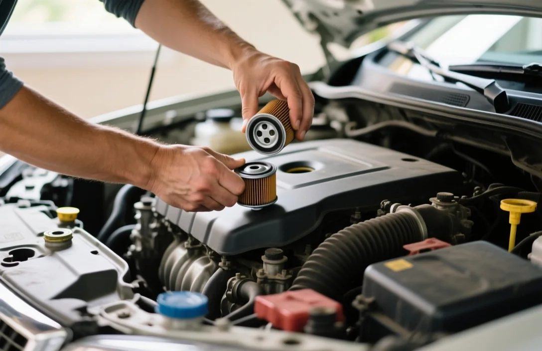 Replacing the Oil Filter and Gasket - how to change engine oil at home