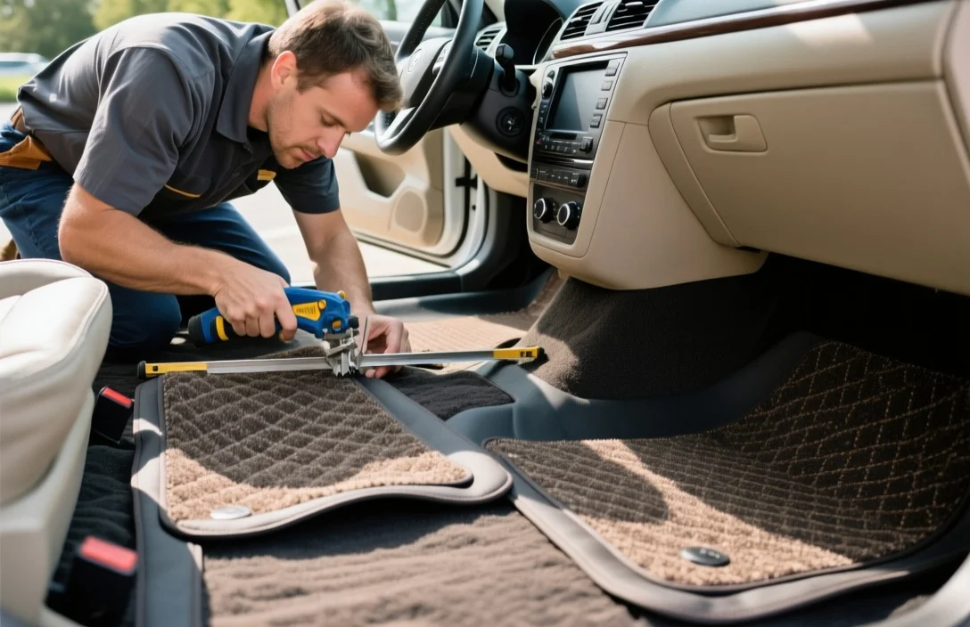 Trimming Universal Mats - how to install car floor mats
