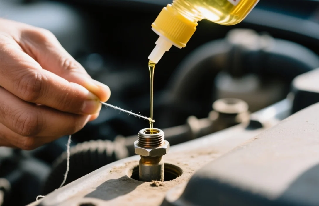 Using Penetrating Oil to Loosen Threads - why is my oil drain plug stuck
