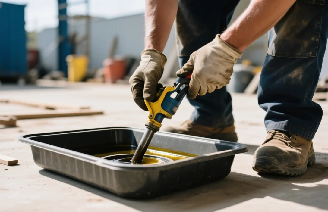 What works in practice - oil drain pan maintenance tips