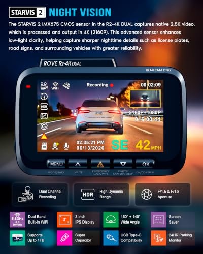 ROVE R2-4K Dual Dash Cam Review