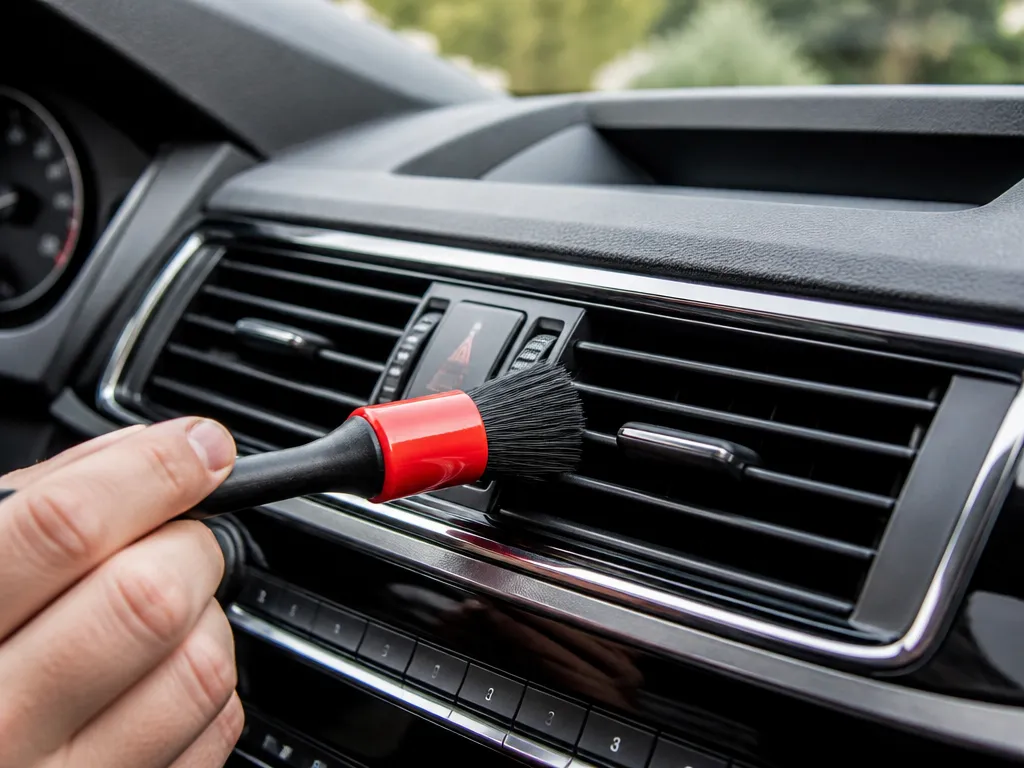 how to clean car vents naturally