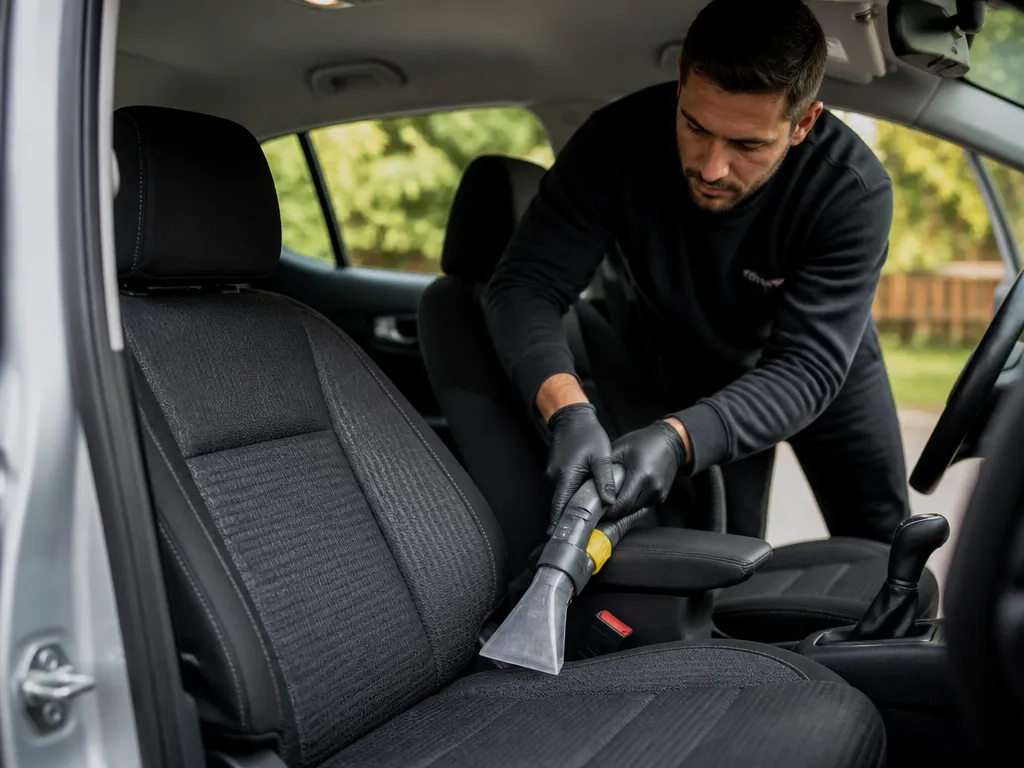 how to shampoo car seats