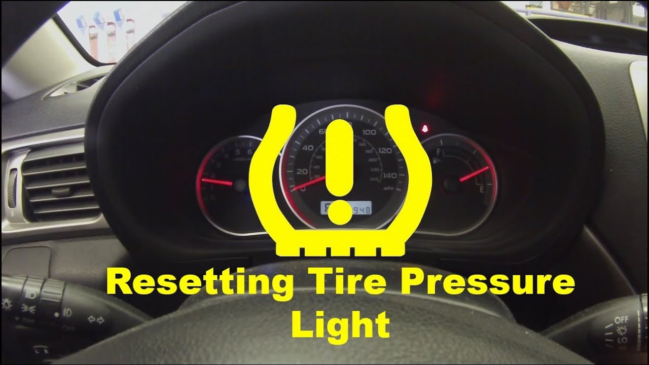 How To Reset Tire Pressure Light