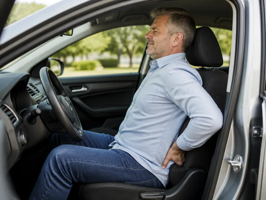 Set Driver Seat For Lumbar Relief - how to reduce back pain while driving