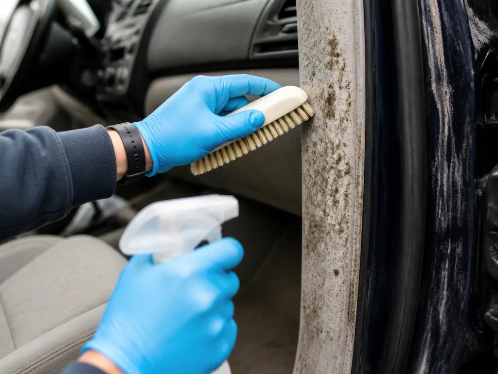 Step-by-step Mold Removal Process - how to remove mold from car interior